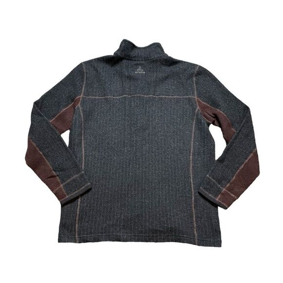 PRANA Wentworth 1/4 Zip Wool Blend Sweater Size Large - Picture 3 of 9